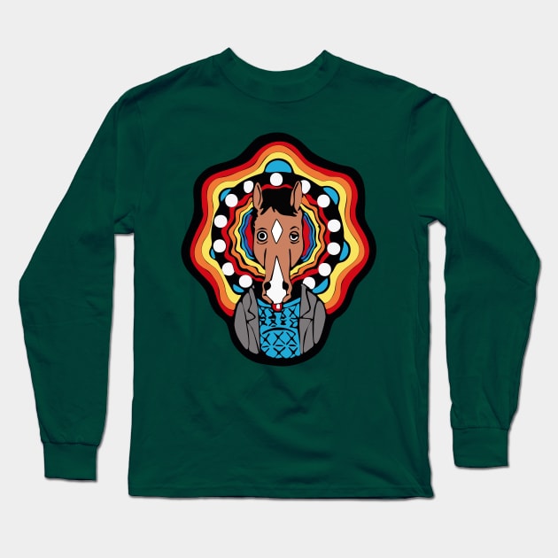 Bo Jack Horseman the Horse Man Long Sleeve T-Shirt by wiimi